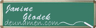 Janine Glodek Visitenkarte
